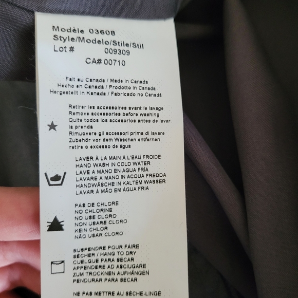 Joseph Ribkoff gray sleeveless mock neck stretch full zip pockets dress size 8 - Picture 4 of 7